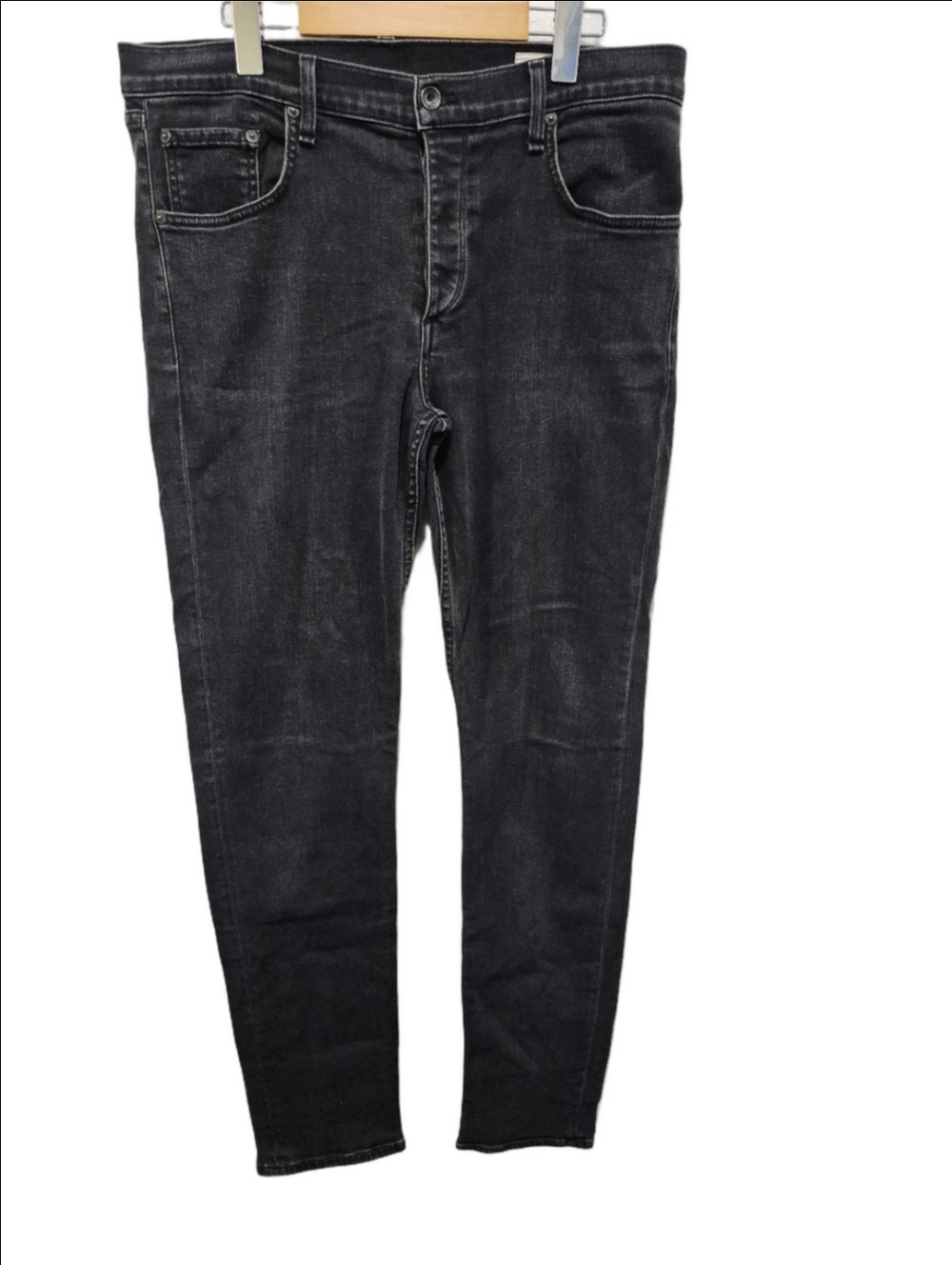 rag & bone New York Fit 2 Slim Leg Jeans in Rock Grey - Men’s Size 36